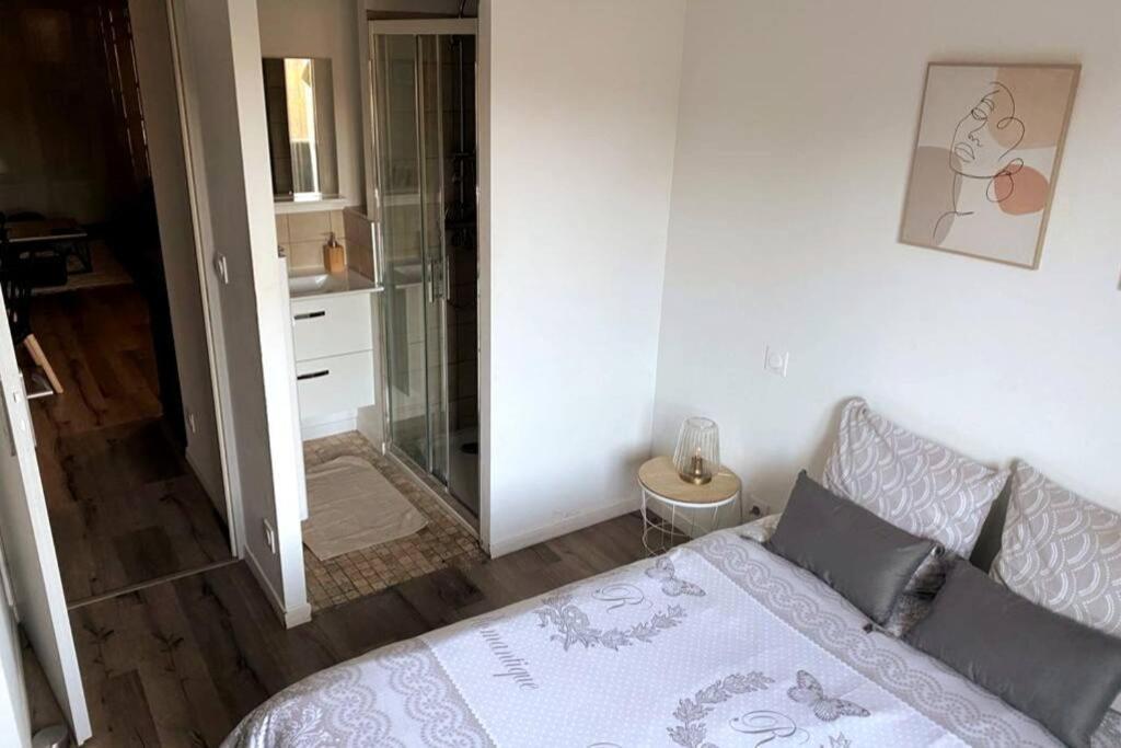 Apartment A Pres De La Campagne Et Centre-ville, Avec Parking Prive, Climatisation, Et Double Balcon Prive